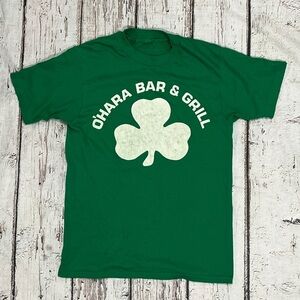 Vintage 80s Single Stitch O'Hara Bar & Grill Shamrock Irish Ireland 1980s Tshirt
